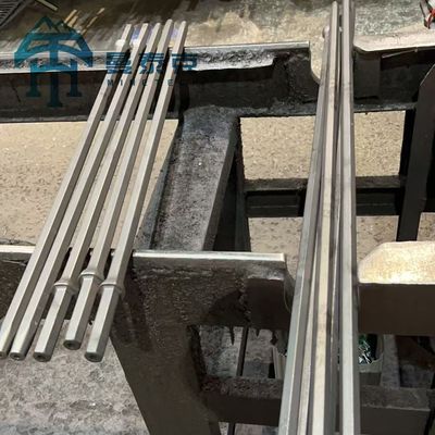 11度テーパー ドリルロッド 炭素鋼 32mm-41mm 直径 380mm-1180mm 長さ 硬岩掘削用