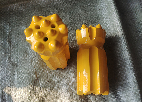 引き戻すドリルボタンビット T45 76mm 鉱山用