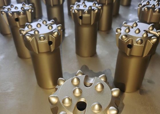 R32 76mm 45CrNi スレッド ボタンビット 13カルビッド トップハンマー 掘削ツール