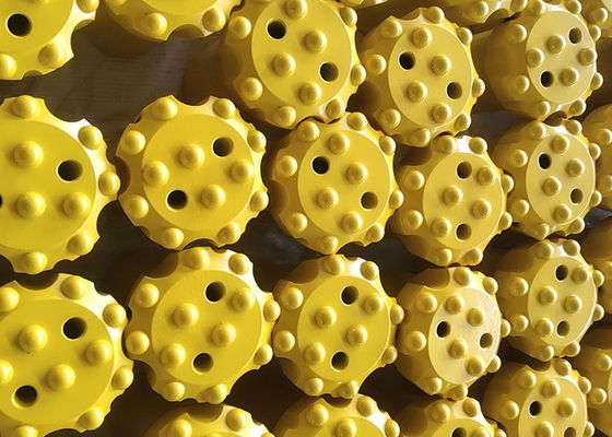 76mm T38 T45 R32 スレッド ボタン ビット ロック 掘削 採掘 採掘