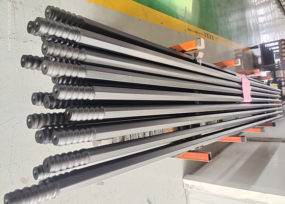 トップハンマー ロックツール スレッドドリルストッド 6500mm H25 穴を掘る