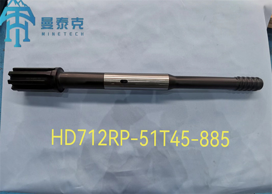 スレッドT38 トンネルを掘るためのシャークアダプター トップハンマードリルツール 漂流とトンネルを掘るための長さ380mm