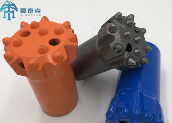 T45 76mm スレッドボタンドリル 鉱山用道具用のリミングビット