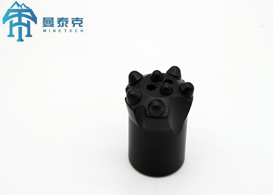 32mm - 41mm先を細くされたドリル ボタン ビット3x8ゲージの炭化物鉱山ビット