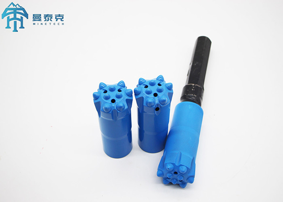 石ドリルの炭化タングステンの糸ボタン ビット76mm T38