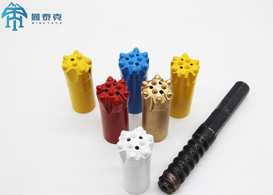 Uni Face Thread Button Bit for Mining with T51 スレッド付きで採掘する