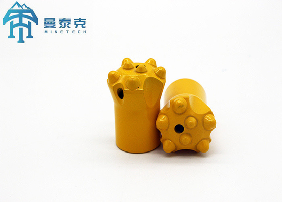 穴あけ性能のための超硬ボタン ホットプレス 38 mm テーパー ボタン ビット