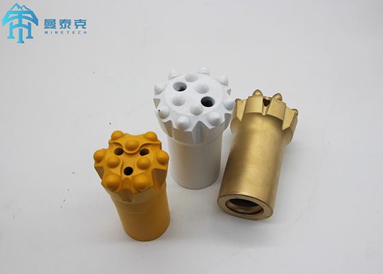 T38 トップハンマースレッド ボタンビット タングメンカービード 高強度合金鋼